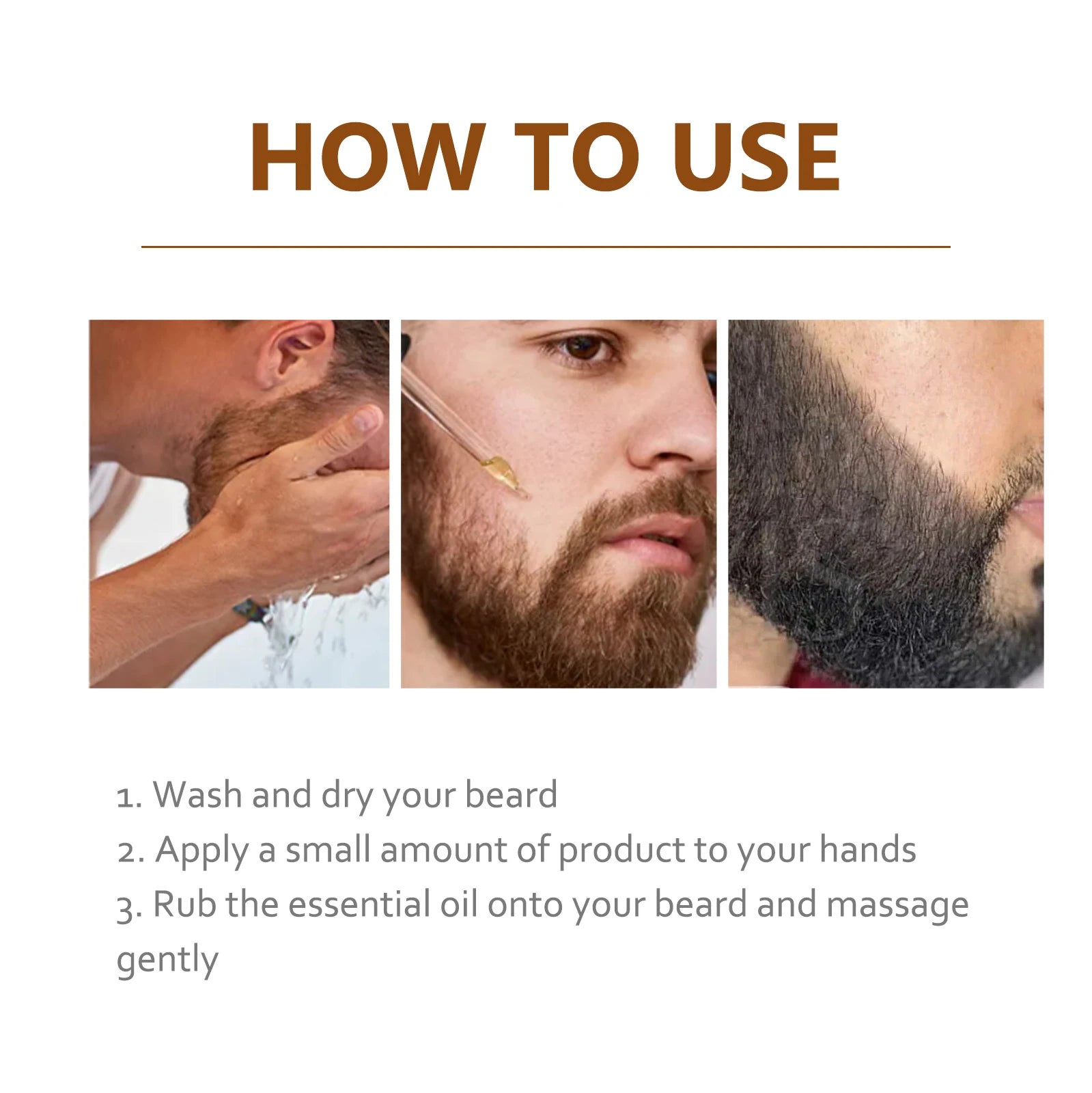 30ml Beard Care Oil Shaping Men'S Facial Styling