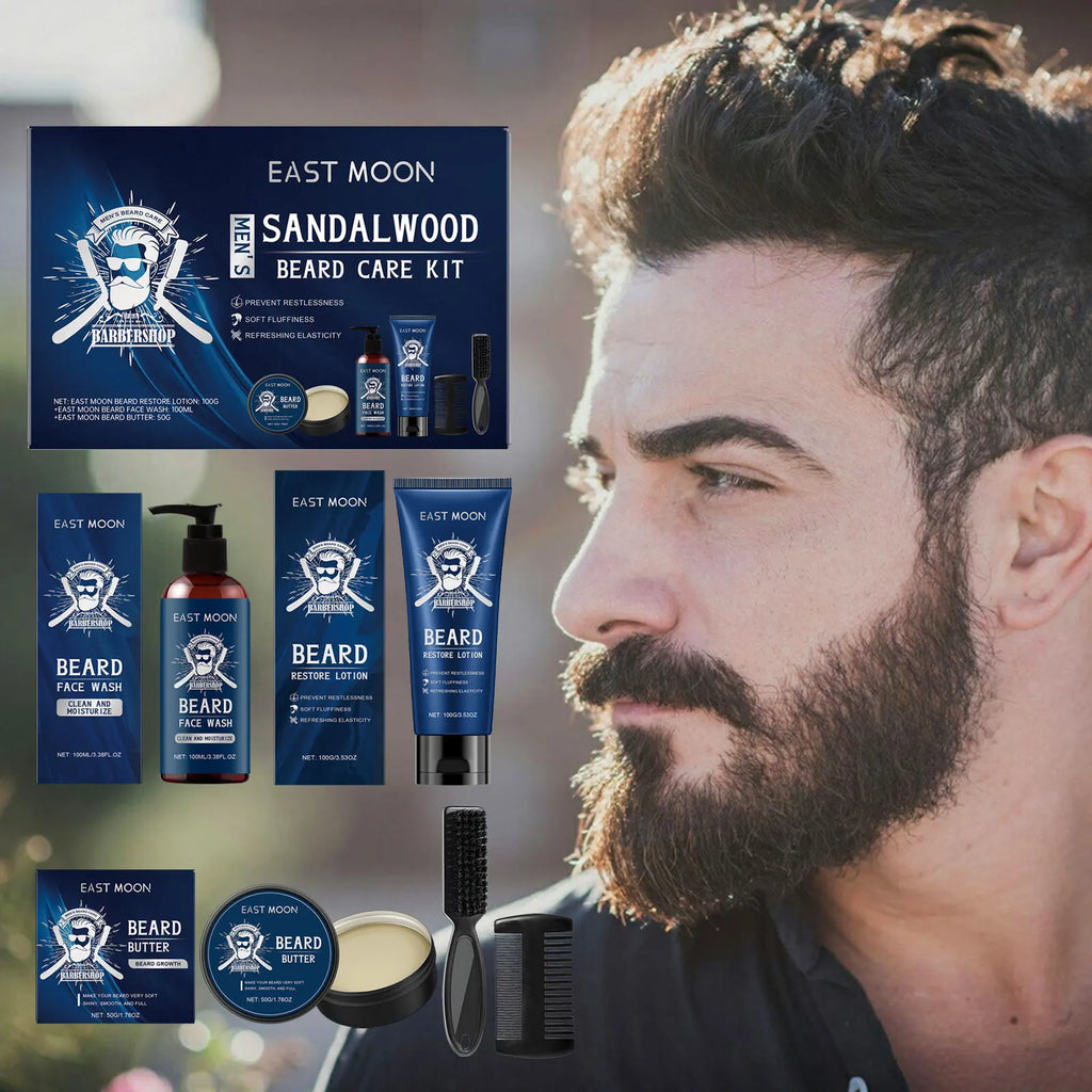 1set Men Sandalwood Beard Care