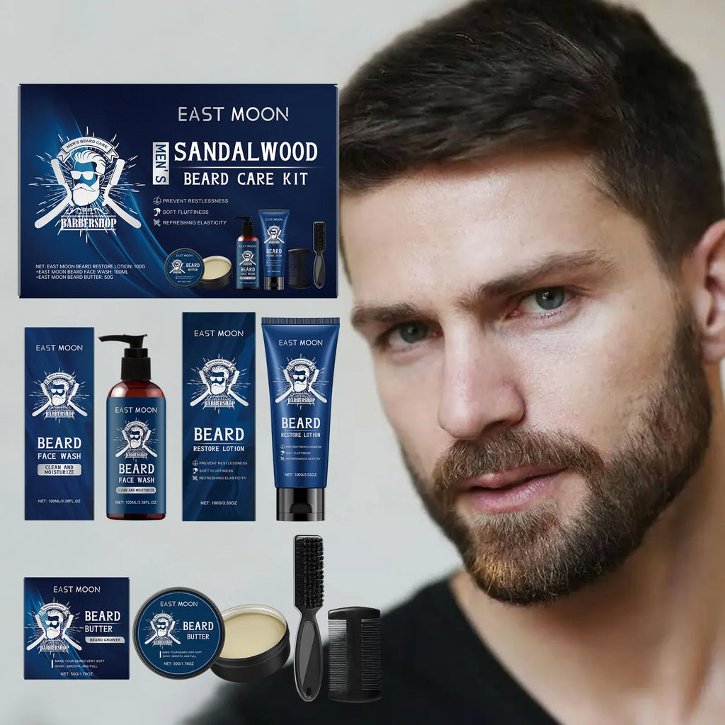 1set Men Sandalwood Beard Care