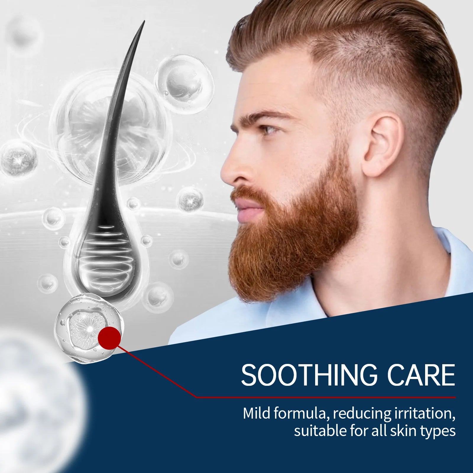 1set Men Sandalwood Beard Care