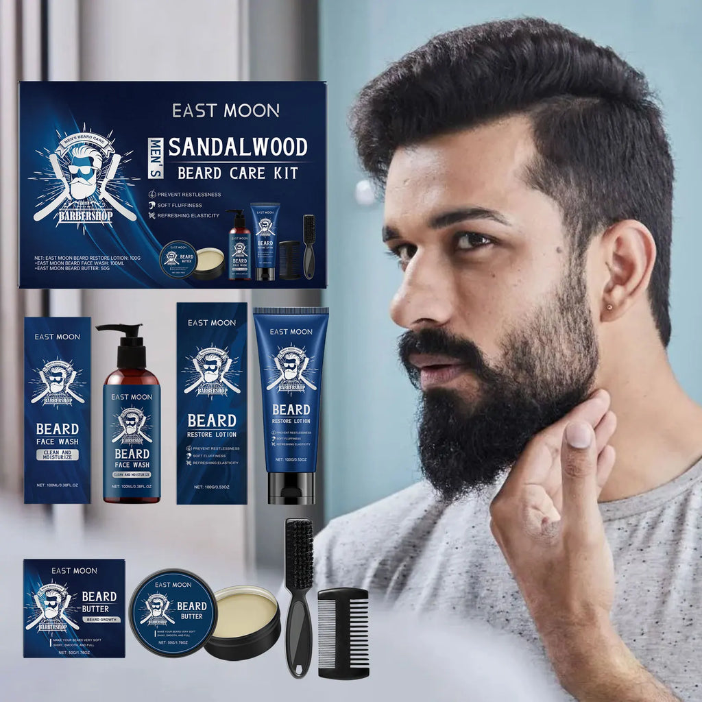 1set Men Sandalwood Beard Care