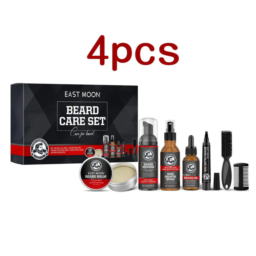 1set Men Sandalwood Beard Care Set