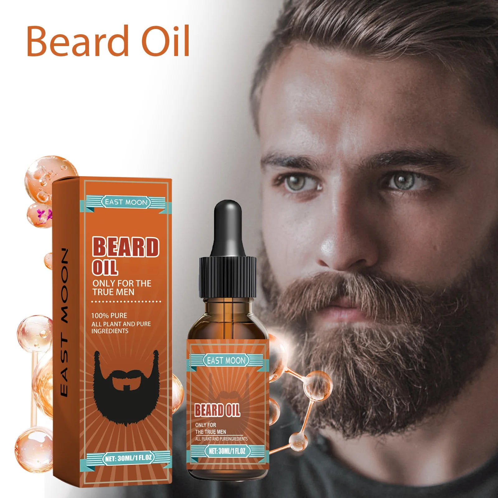 30ml Beard Growth Care Oil For Men