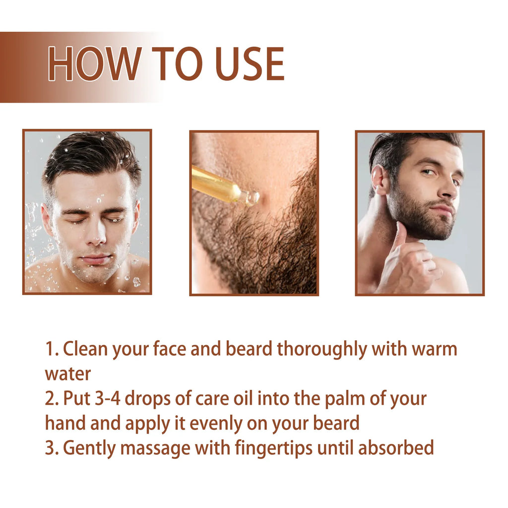 30ml Beard Growth Care Oil For Men
