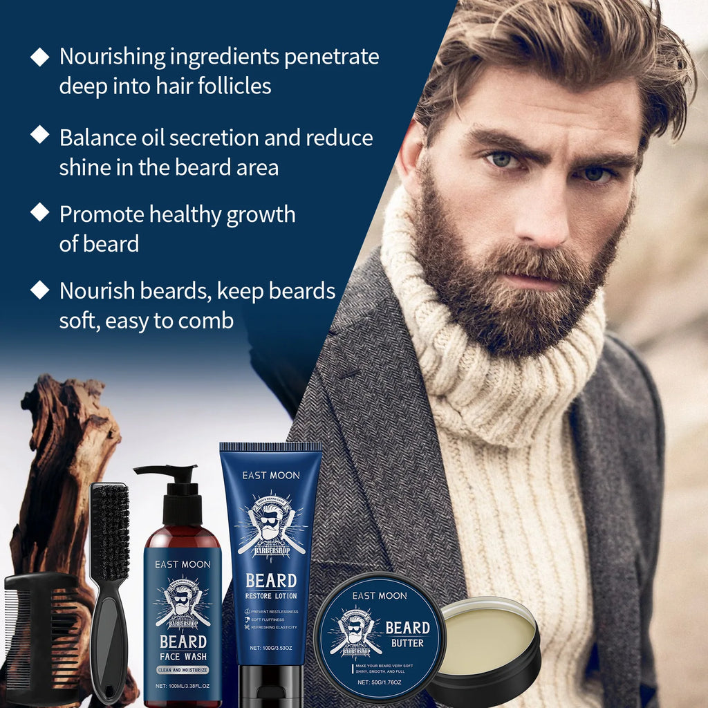 1set Men Sandalwood Beard Care