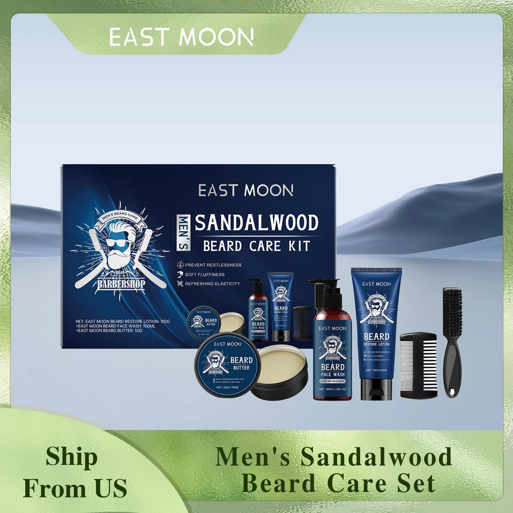 1set Men Sandalwood Beard Care
