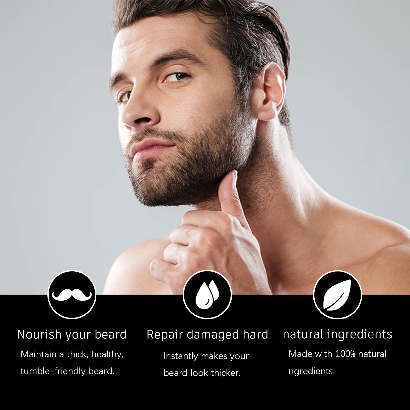 30ml Beard Care Oil Shaping Men'S Facial Styling