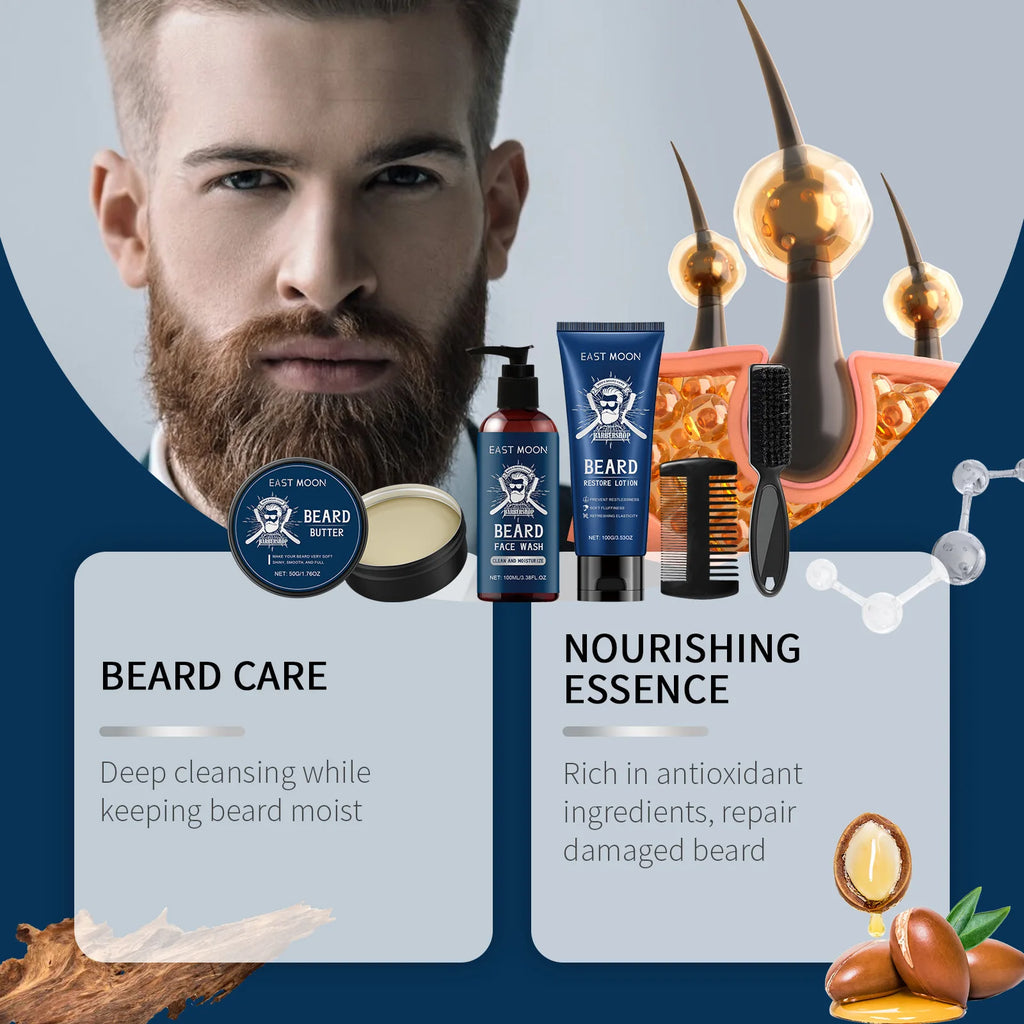 1set Men Sandalwood Beard Care