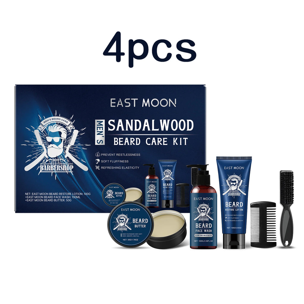 1set Men Sandalwood Beard Care