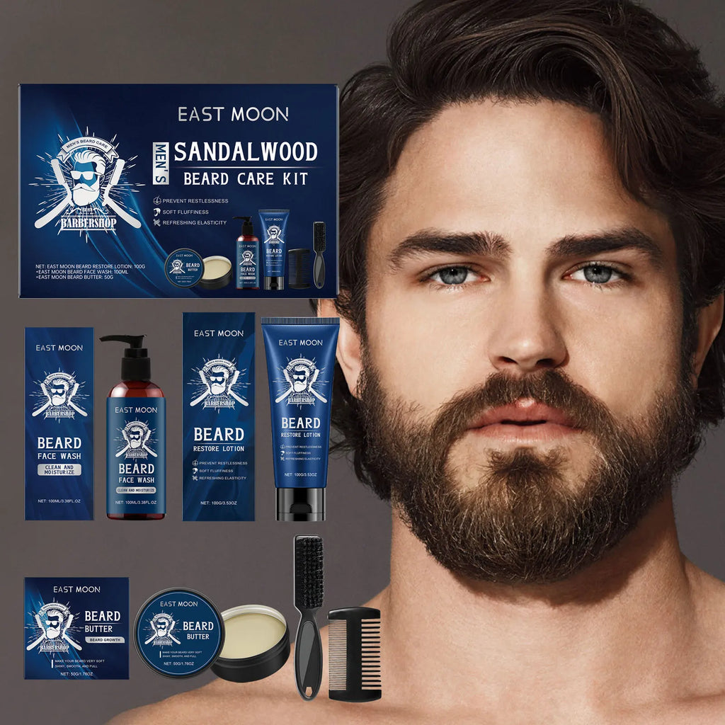 1set Men Sandalwood Beard Care