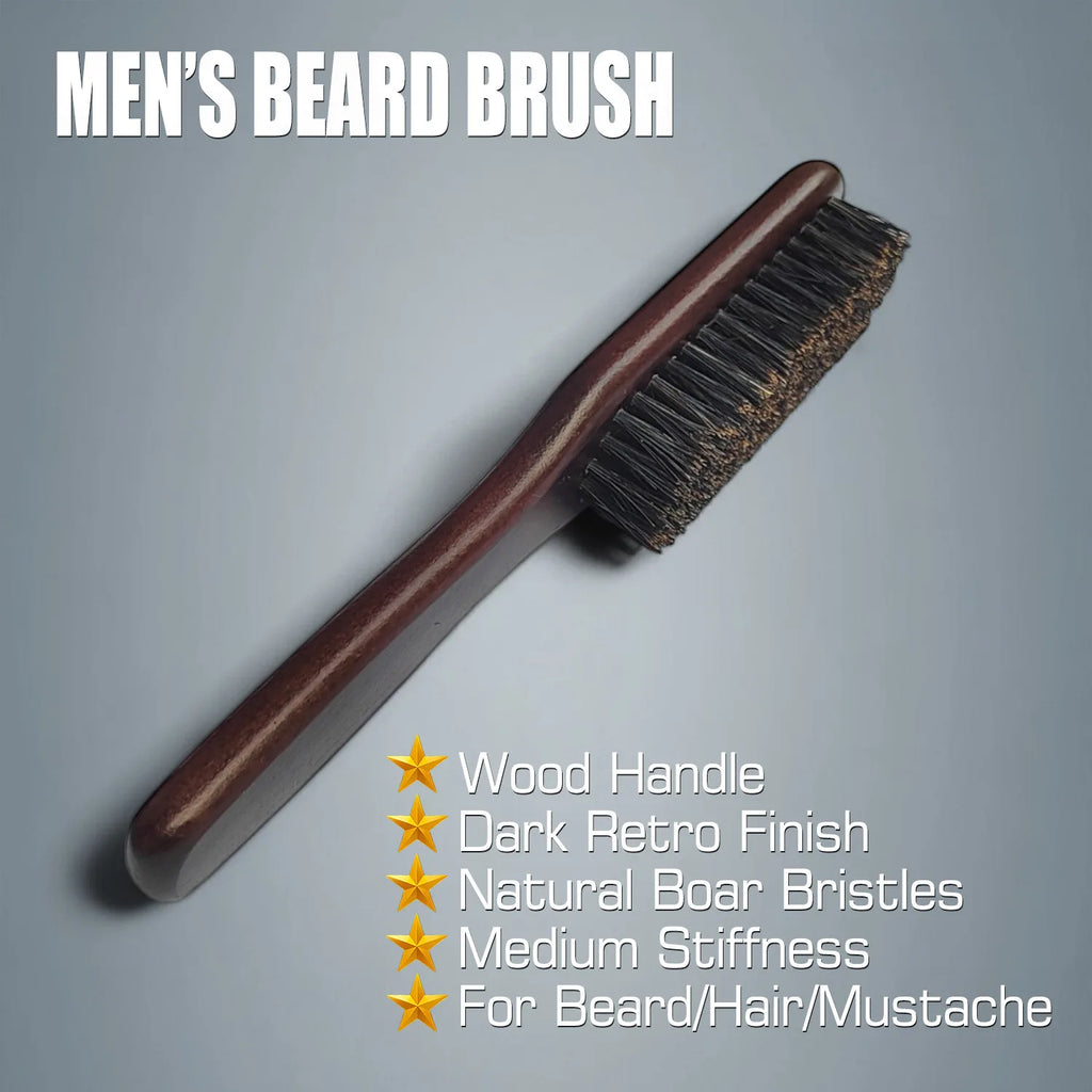 Gracemen Dark Retro Beard Brush