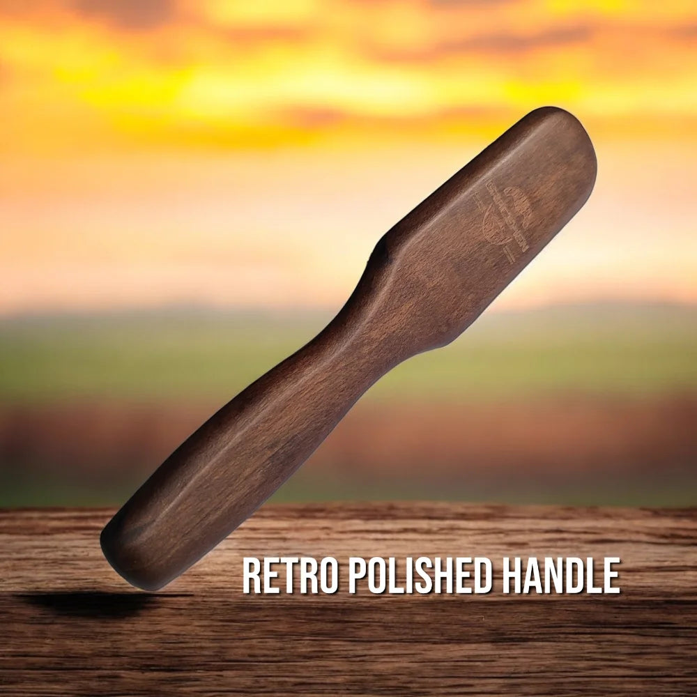 Beard Brush Retro Wood Handle