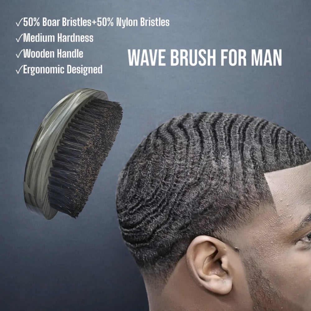 Wave Brush 360 Grooming Brush for Wave Hairs