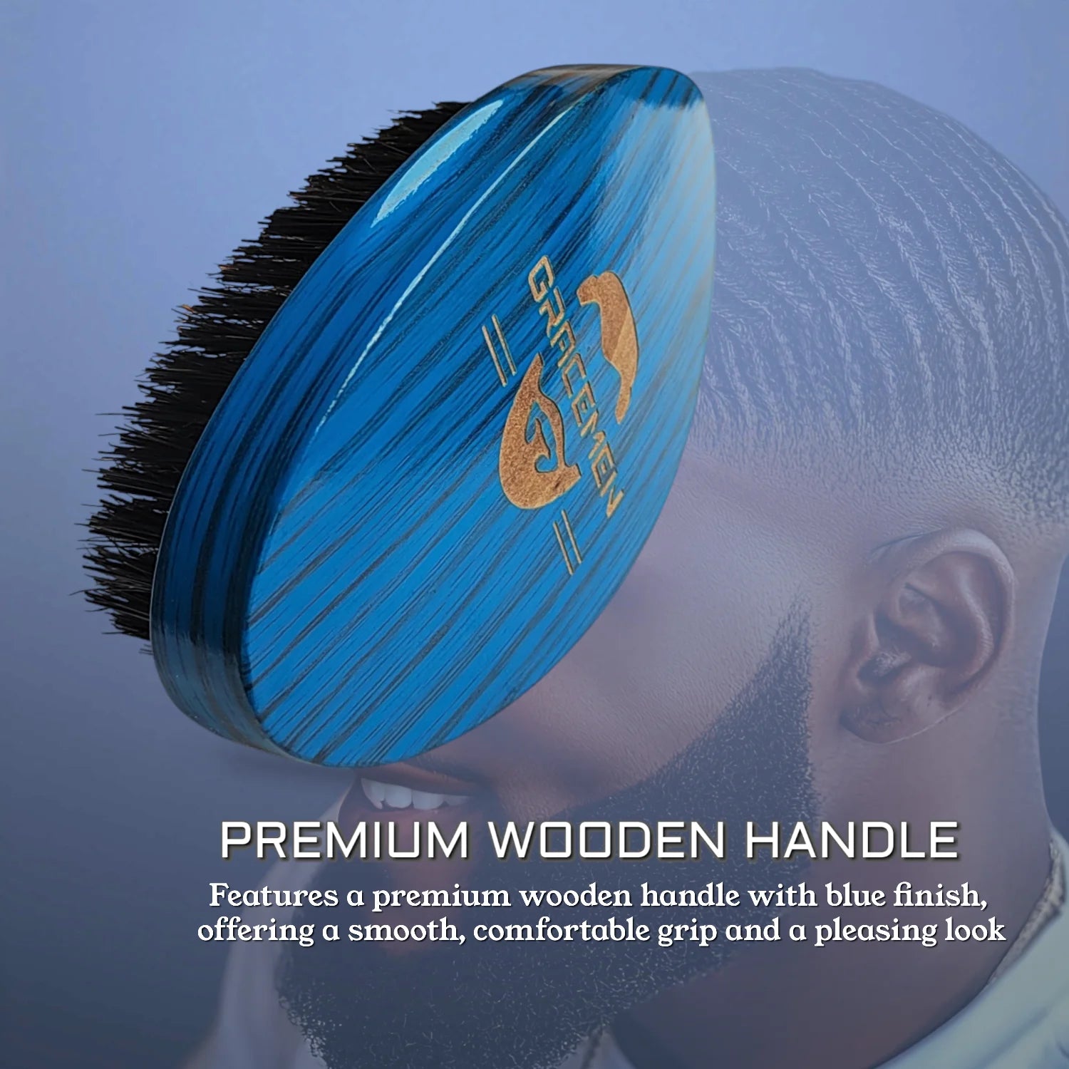 360 Wave Brush Water Droplet Shape