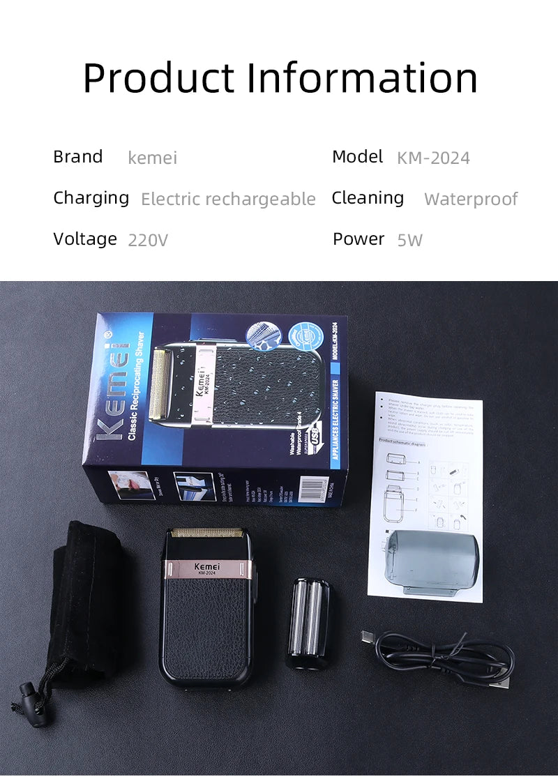 Kemei Electric Shaver for Men