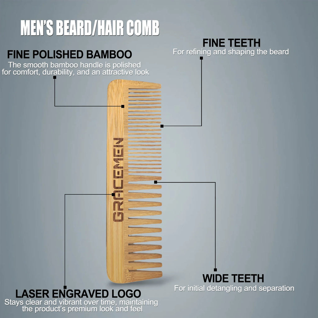 Beard Kit - 3 in 1 Grooming Set for Men
