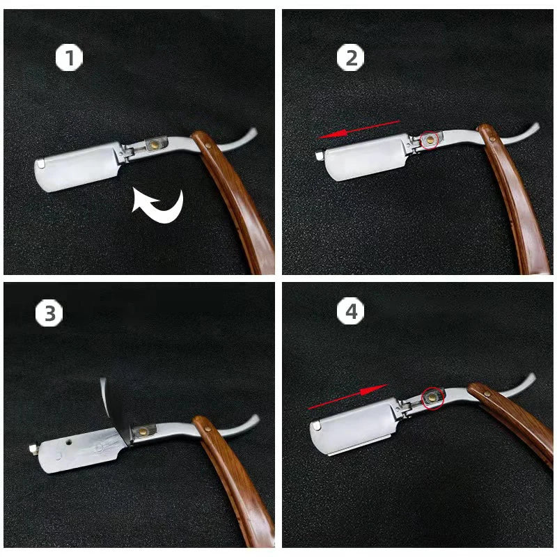 1P Stainless Steel Folding Shave Knife