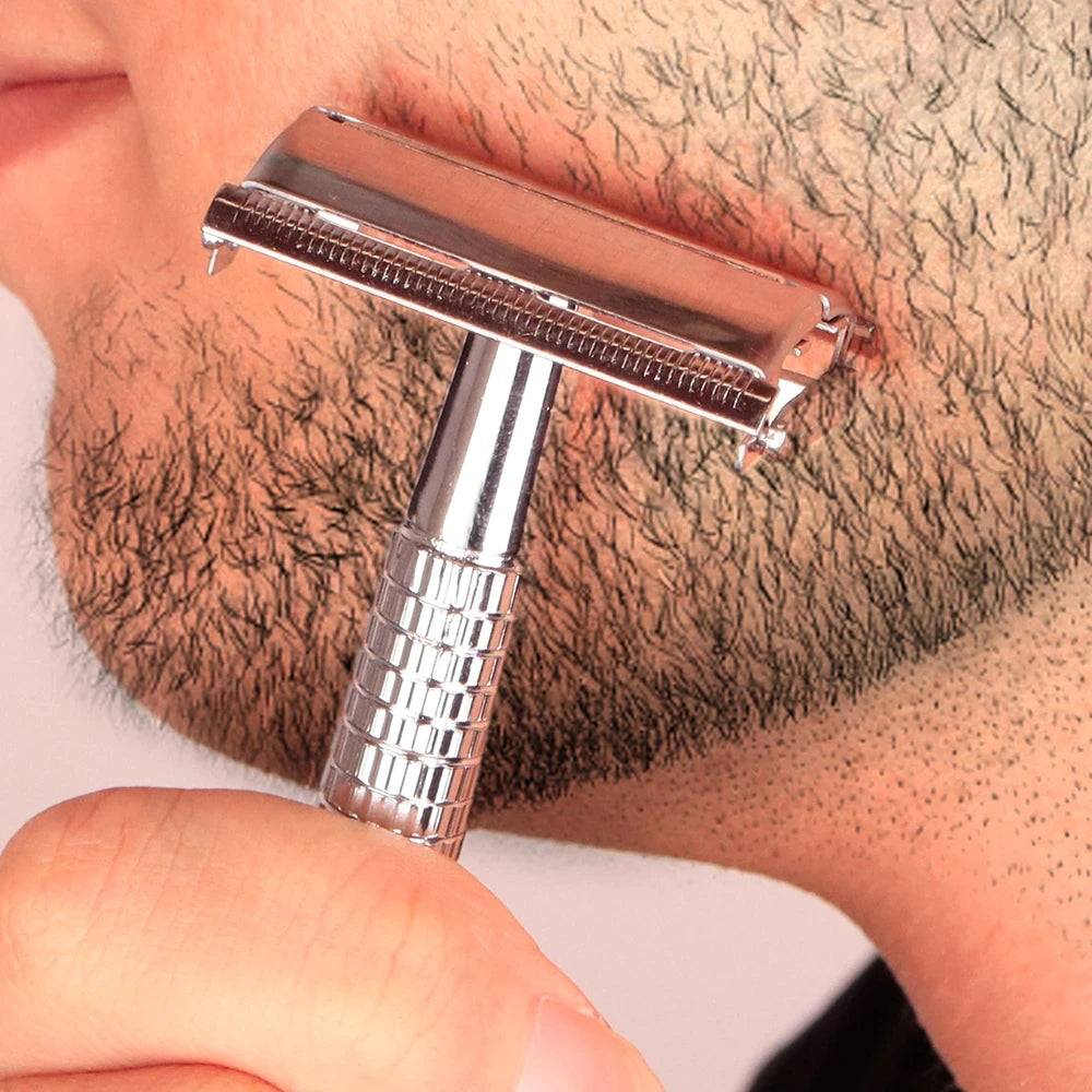 Double Edge Beard Hair Shaver Set