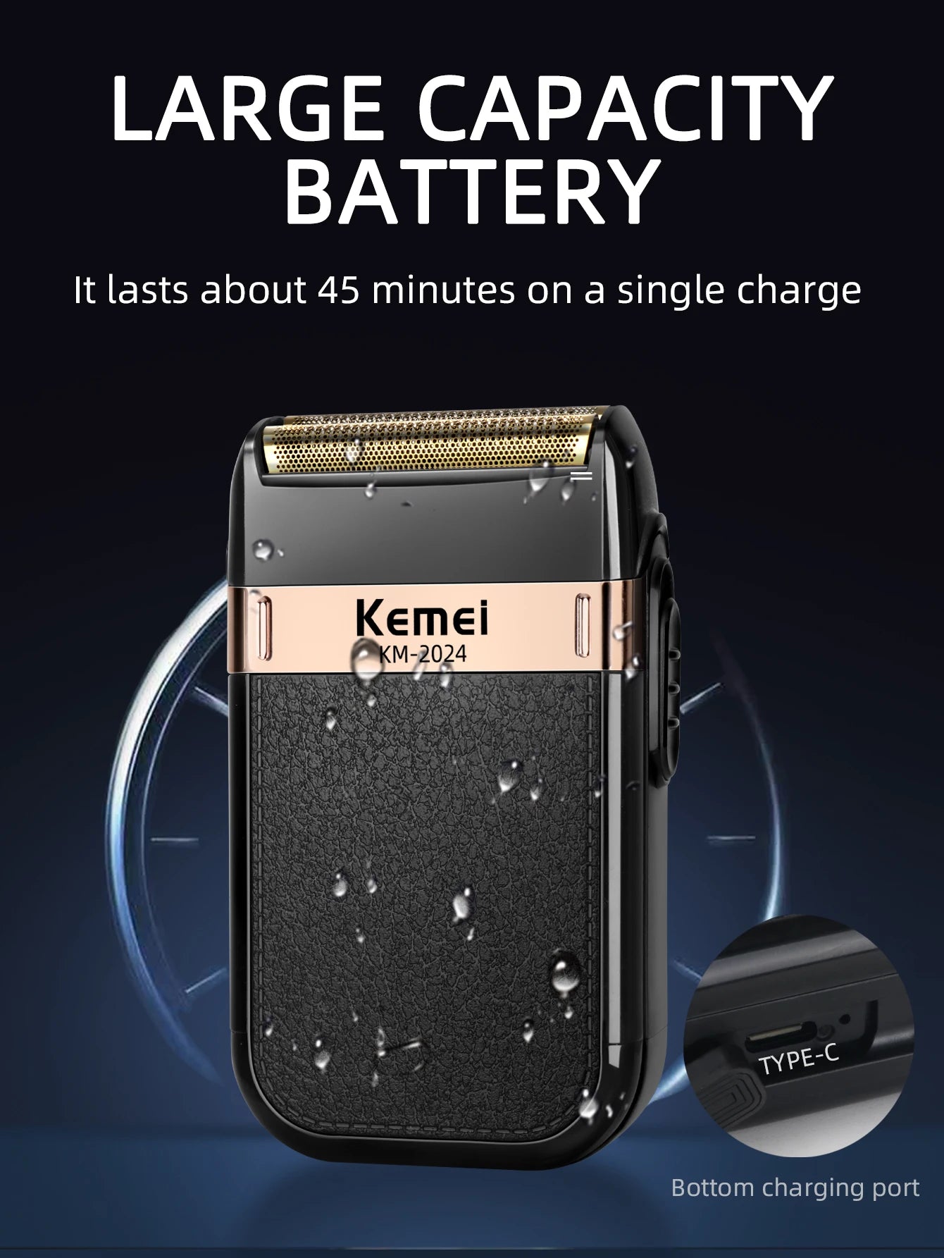 Kemei Electric Shaver for Men