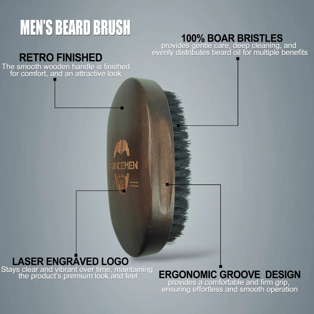 Beard Kit-Retro Beard Brush