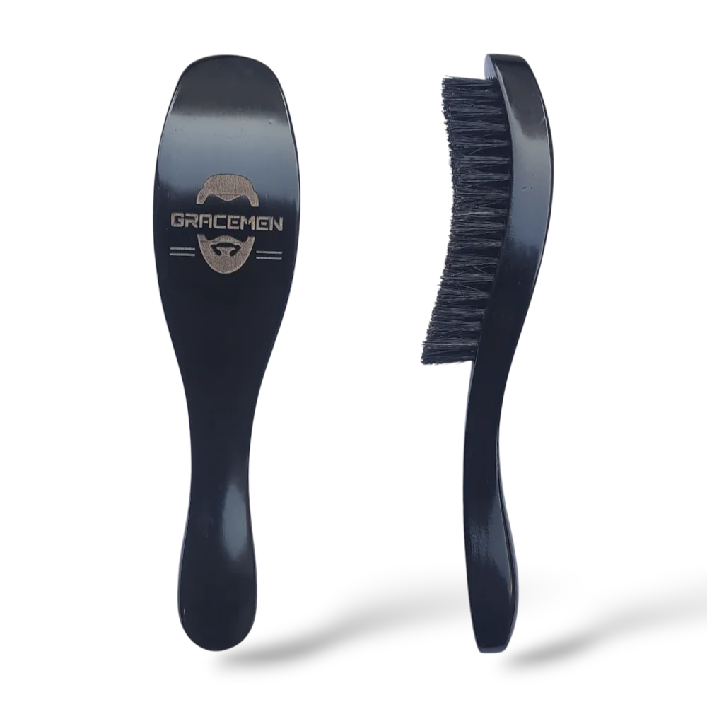 Boar Bristle Beard Brush Black