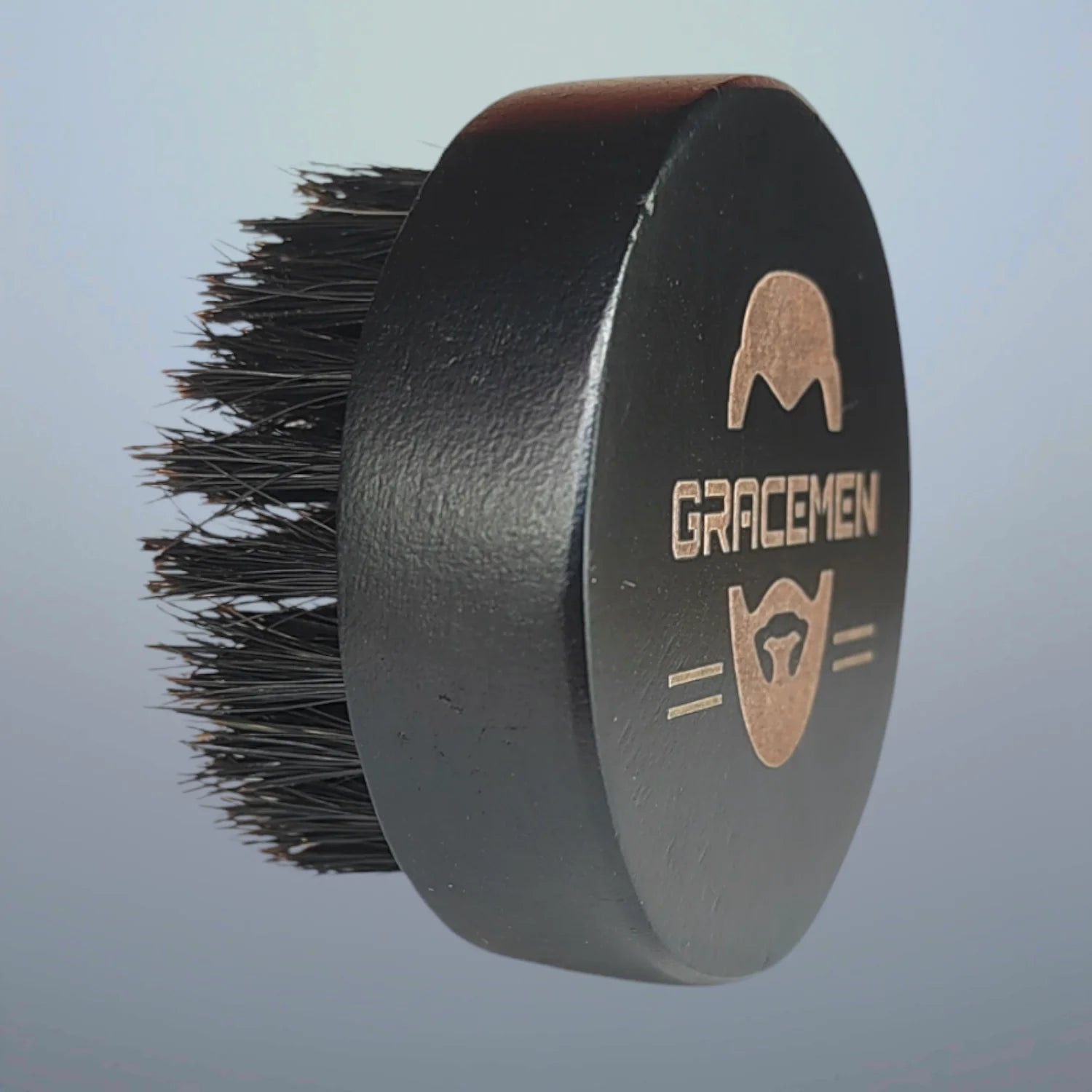 Black Beard Brush Grooming Facial Brush