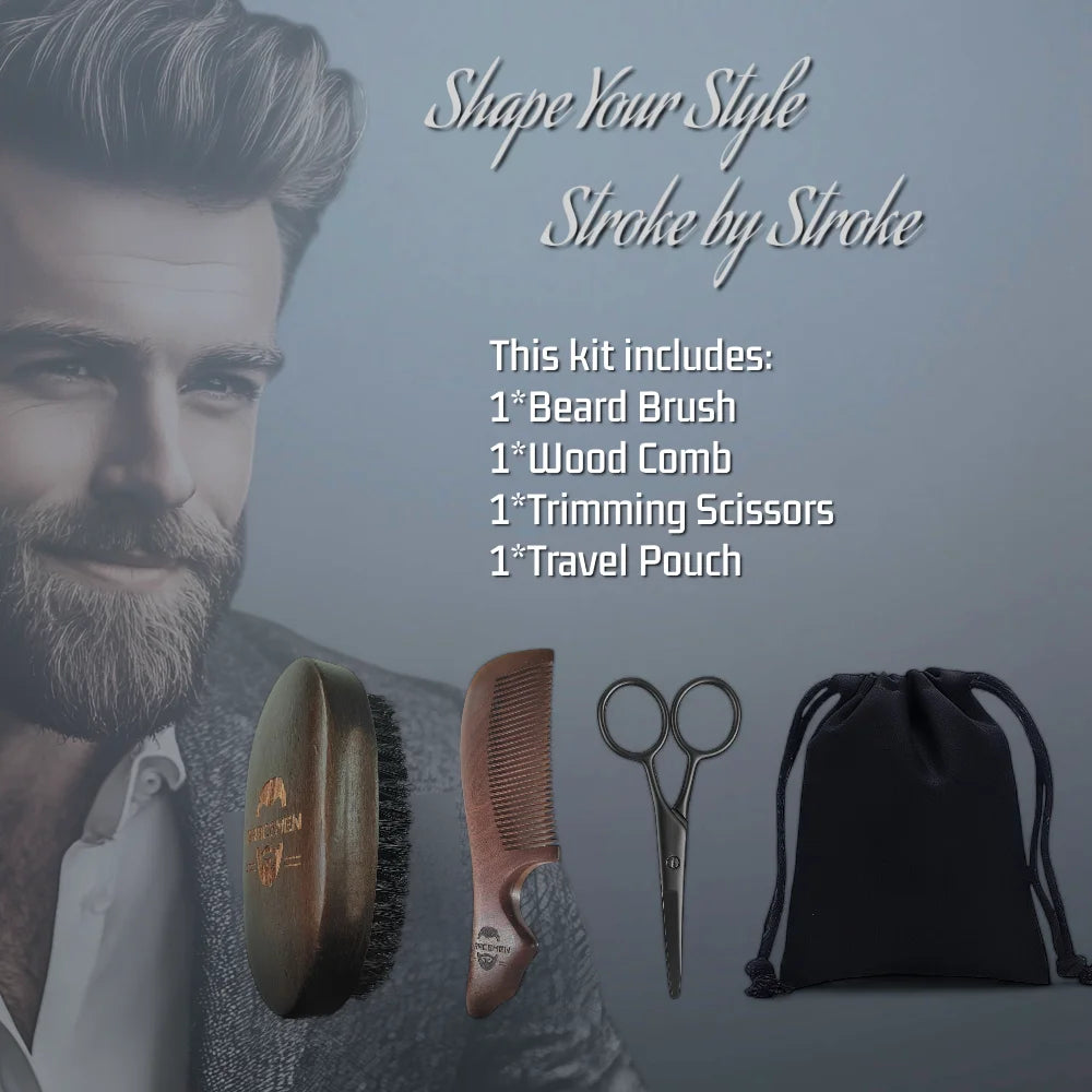 Beard Kit-Retro Beard Brush