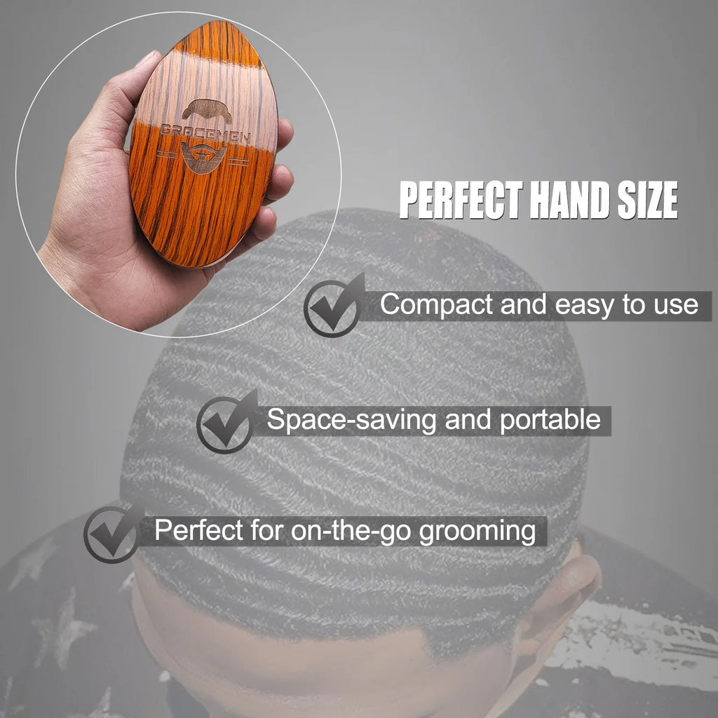 360 Wave Brush Water Droplet Shape