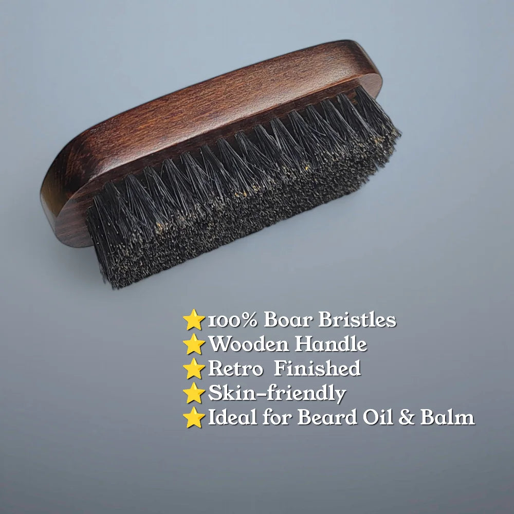 Premium Retro Beard Brush