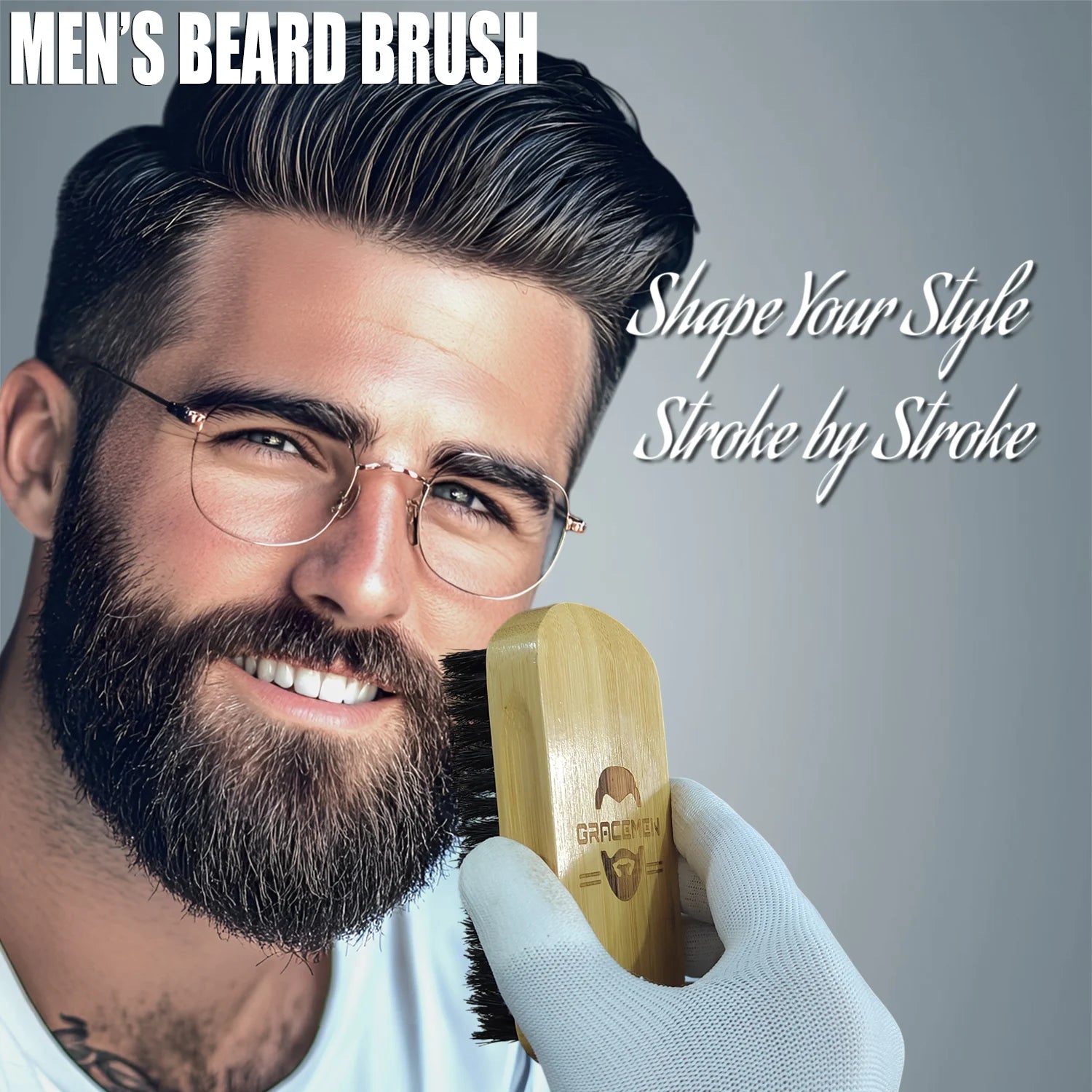 Beard Kit - 3 in 1 Grooming Set for Men