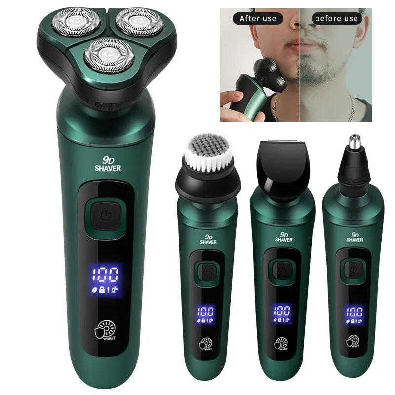 Smart Electric Shaver LCD Digital Display