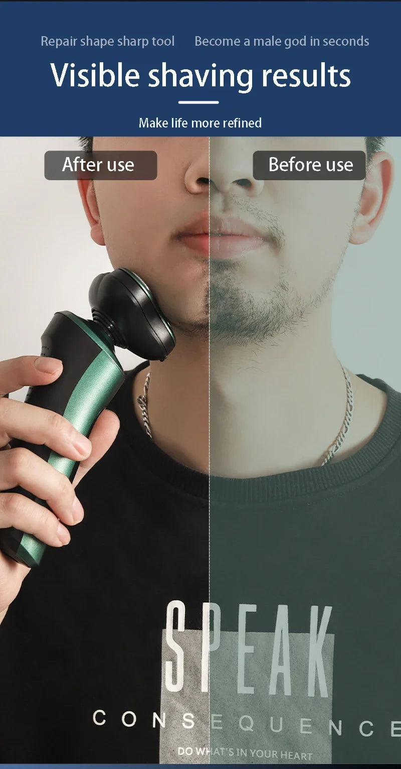 Smart Electric Shaver LCD Digital Display