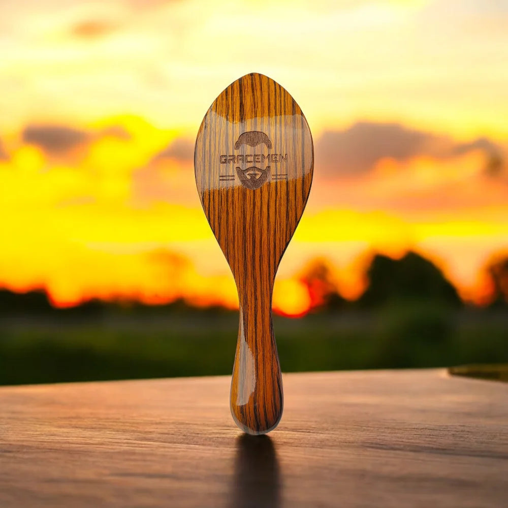 Men's 360° Wave Brush Curved Hair