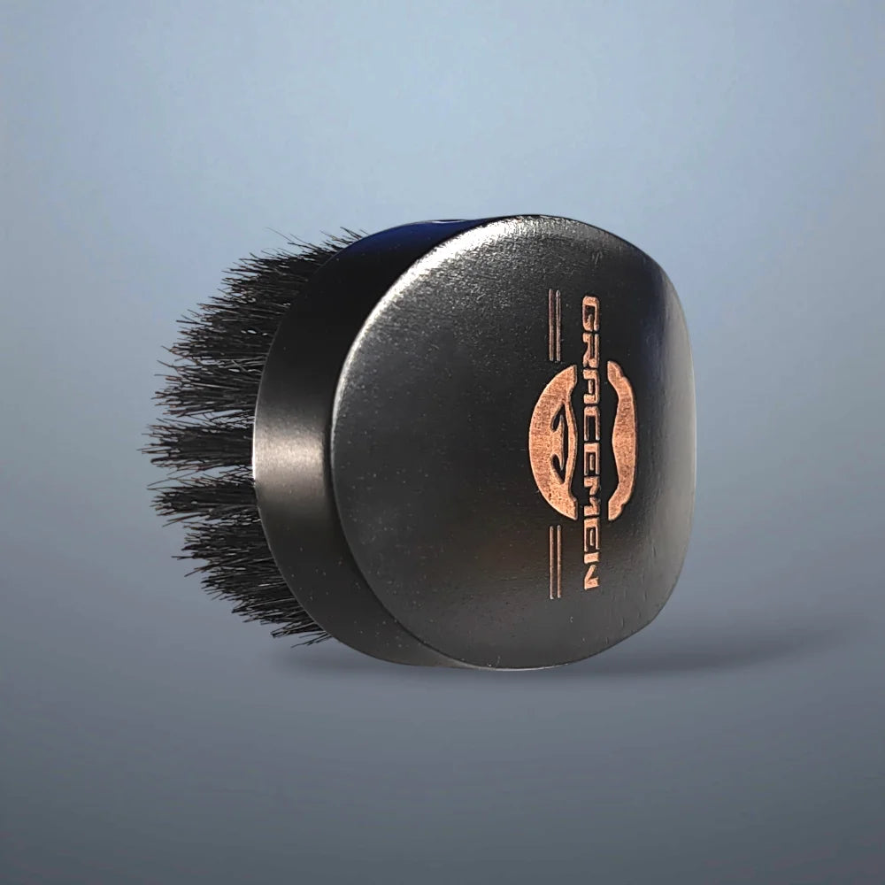 Black Beard Brush - Wooden Handle