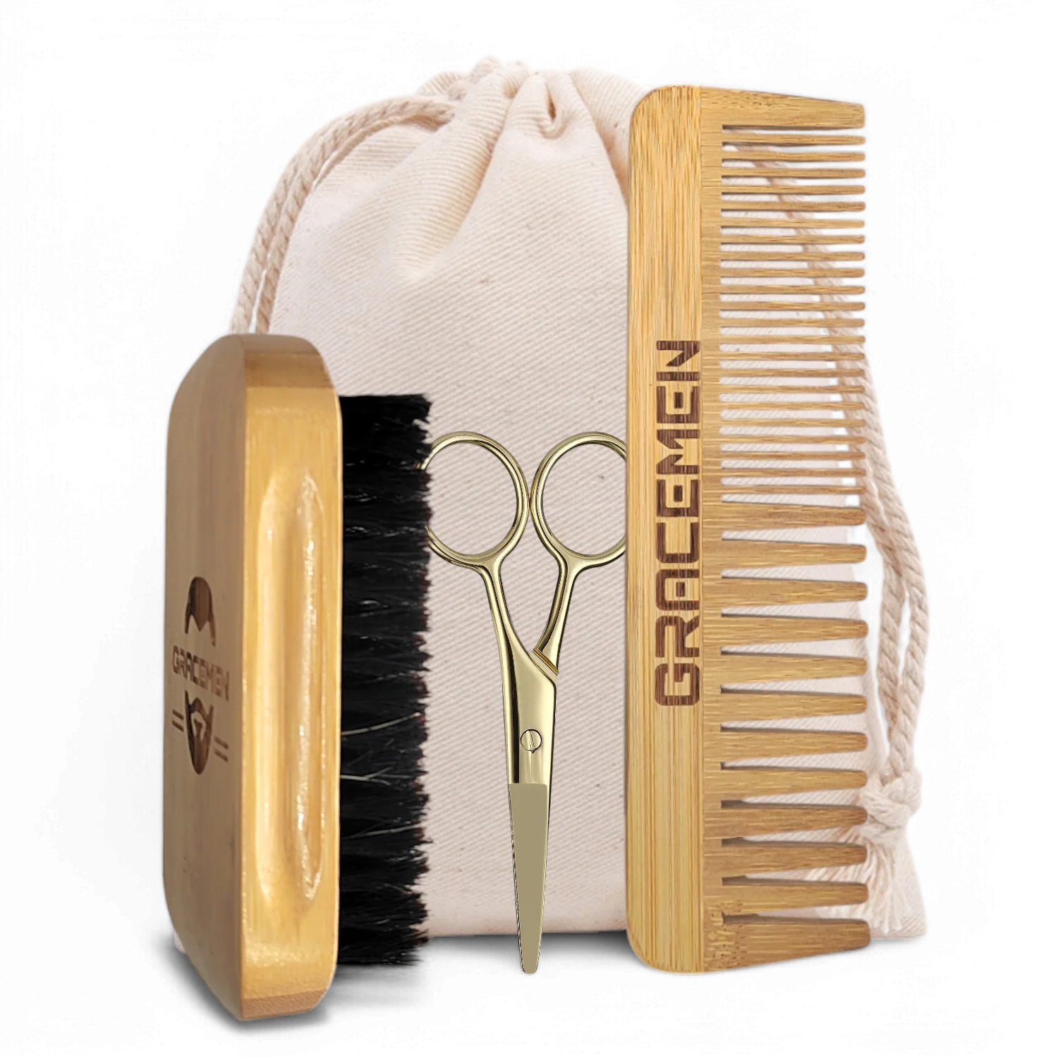Beard Kit - 3 in 1 Grooming Set for Men