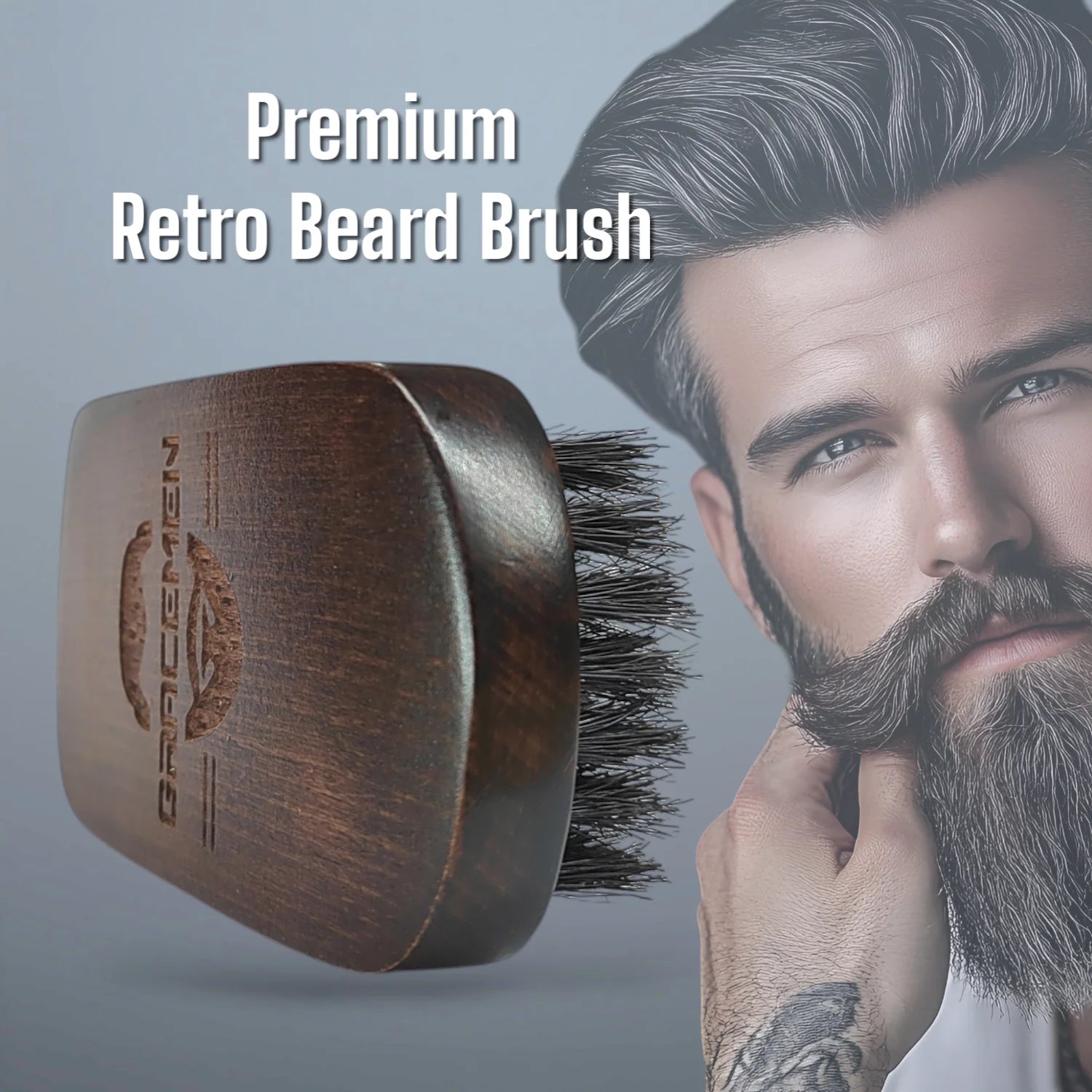 Beard Kit - Retro Beard Brush