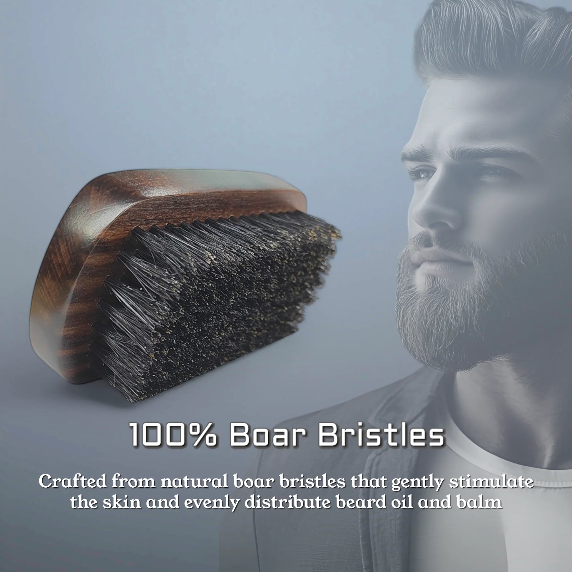 Premium Retro Beard Brush