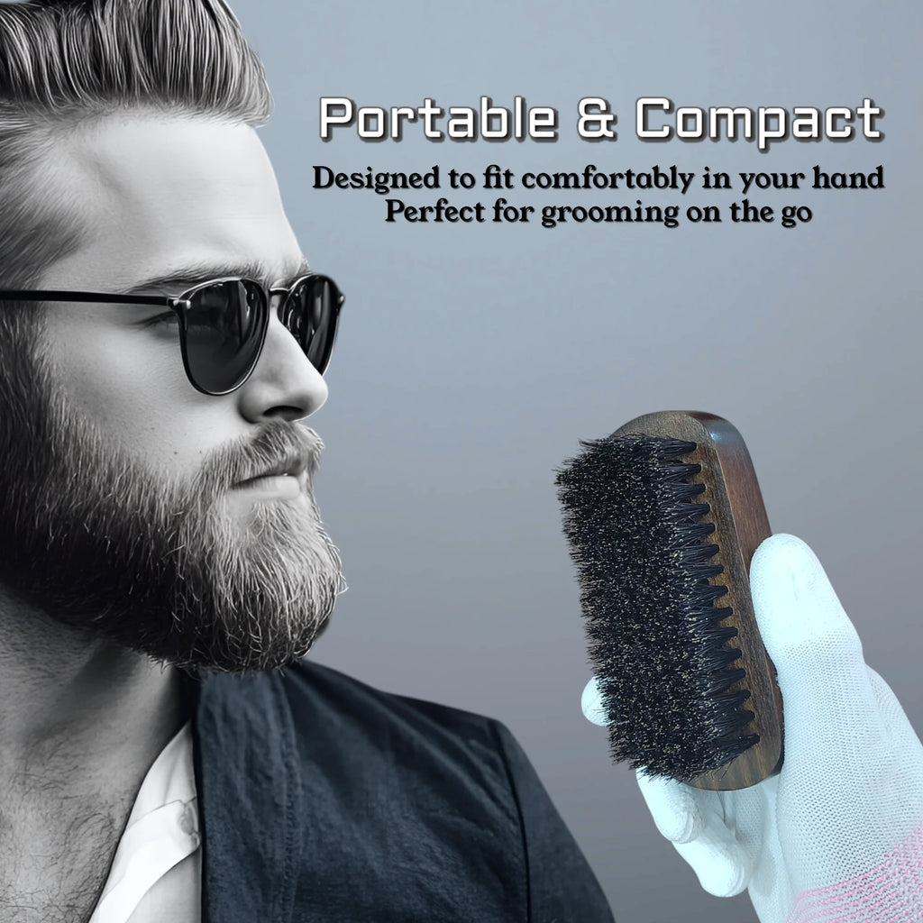 Retro Beard Brush Grooming Facial Brush